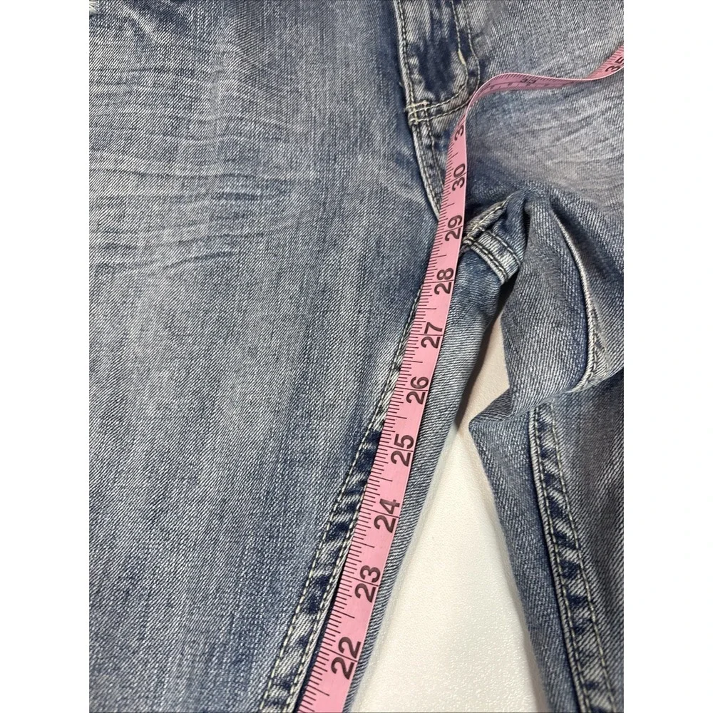 INC Jeans Men's 34x32 Denim Blue Berlin Slim Straight Leg Jean Preowned Good